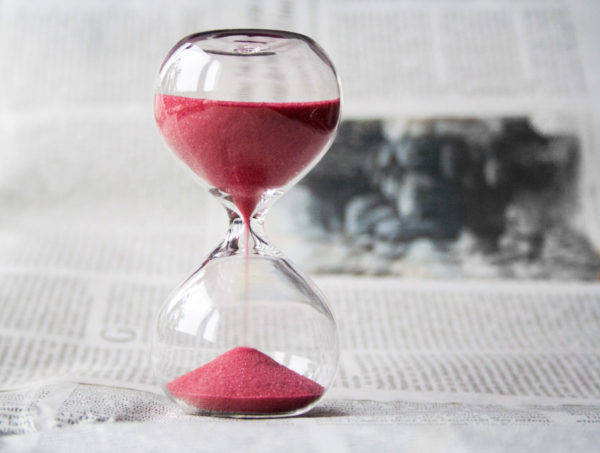 Gute Startseite – Die 3 Sekunden Regel – Bild einer Sanduhr